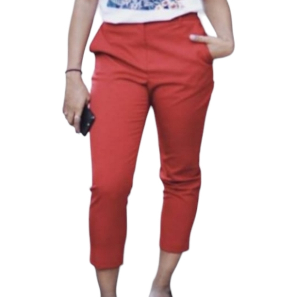 Red Trousers From Zara - Picture 2 of 10
